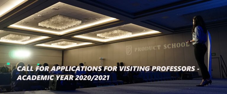 CALL FOR APPLICATIONS FOR VISITING PROFESSORS – ACADEMIC YEAR 2020/2021